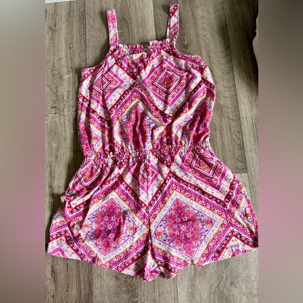The Children's Place Pink Patterned Romper